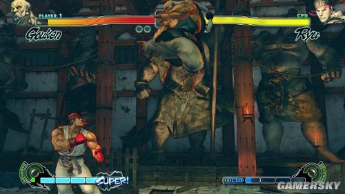 游民星空_《街头霸王4》刚拳、隆首度上演师徒对决