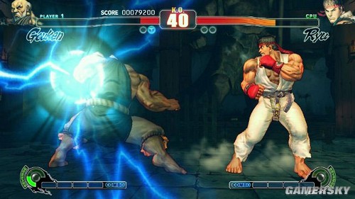 游民星空_《街头霸王4》刚拳、隆首度上演师徒对决