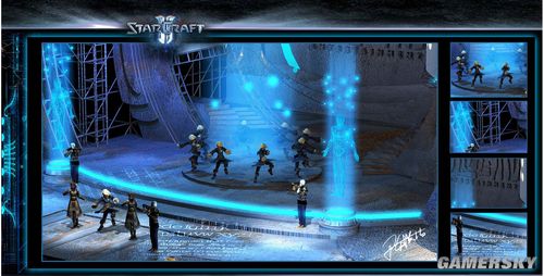 游民星空_《星际争霸2》疑似发布展台图纸泄漏