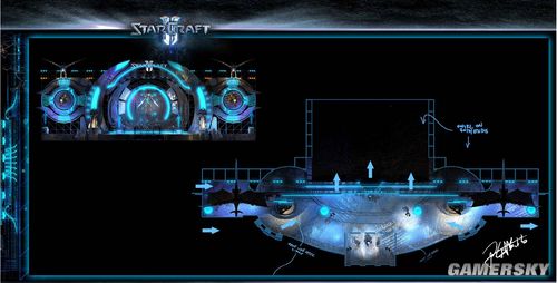 游民星空_《星际争霸2》疑似发布展台图纸泄漏