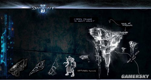 游民星空_《星际争霸2》疑似发布展台图纸泄漏