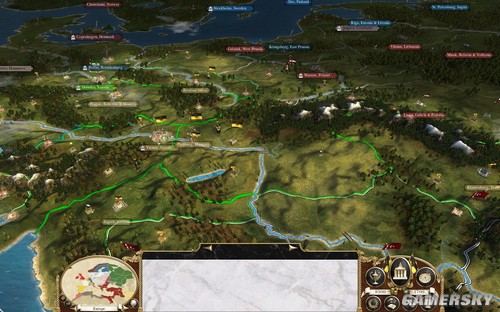 帝国全面战争正式版战略地图截图一览