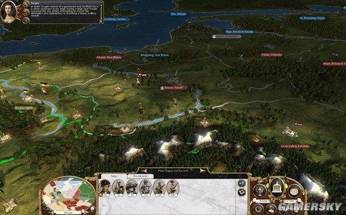《帝国:全面战争》正式版战略地图截图一览