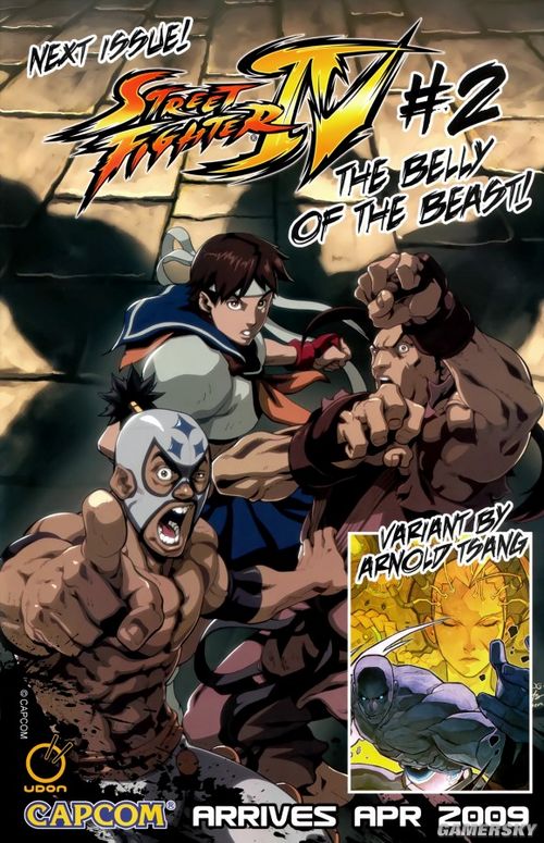 游民星空_《街头霸王4》全套原版漫画发布