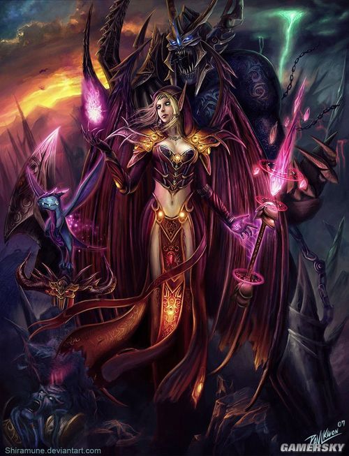 游民星空_十女斗艳图 暴雪官网魔兽世界FANS原画