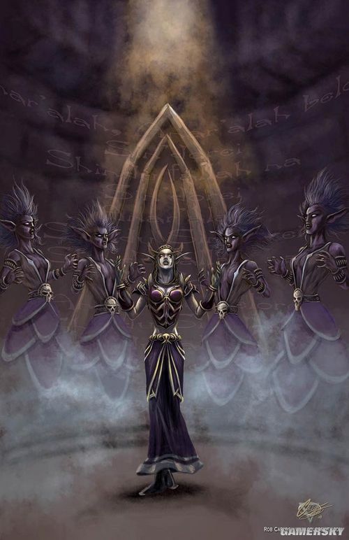 游民星空_十女斗艳图 暴雪官网魔兽世界FANS原画