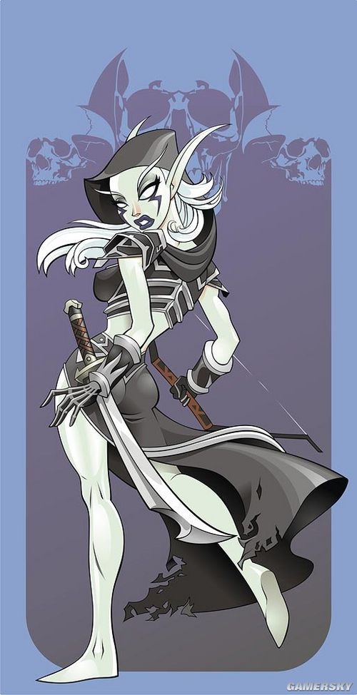 游民星空_十女斗艳图 暴雪官网魔兽世界FANS原画