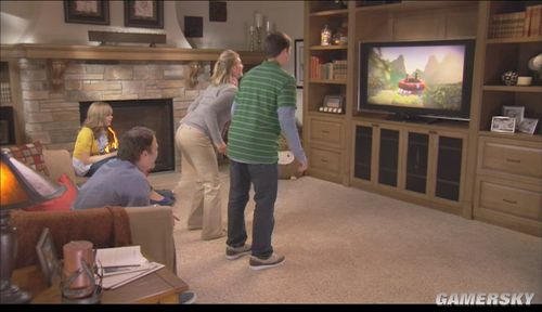 温馨游戏体验!Xbox360体感控制Kinect首次演示