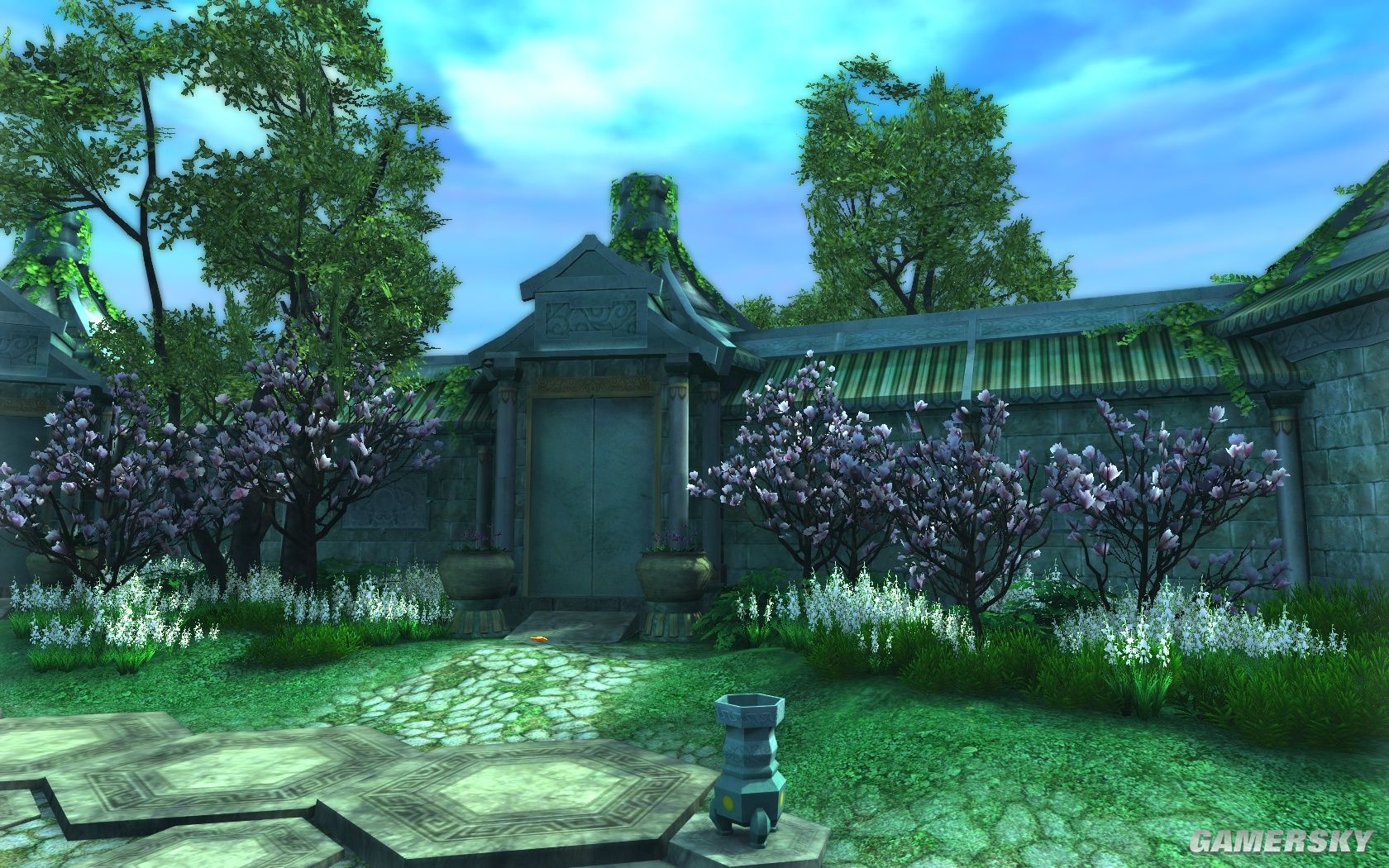 《古剑奇谭》青玉坛--手工卡位纯风景截图 - 古