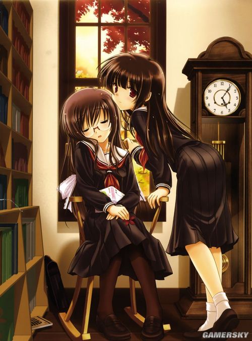 拉拉有爱百合无罪二次元美少女kiss图赏
