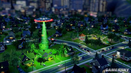 《模拟城市5》最新天灾截图 ufo地震龙卷风流