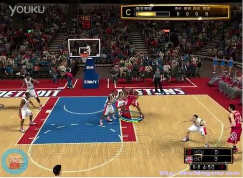 NBA 2K13 扣籃成功率低、強扣心得