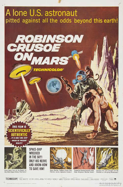 25.鲁宾逊太空历险  robinson crusoe on mars  (1964)