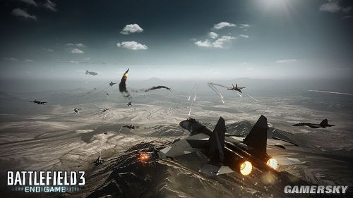 《战地3》游戏终结DLC最新截图 天降坦克 导