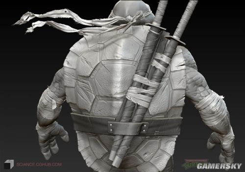 龟动视开发忍者神龟cg动画蓝霹雳达芬奇3d设计图曝光