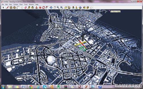 《gta5》特典地图谷歌3d建模 三痞子摩天楼顶挟持人质图片