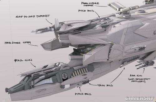 星际公民starcitizen成吨飞船素材放出视频演示及超大星舰设计图