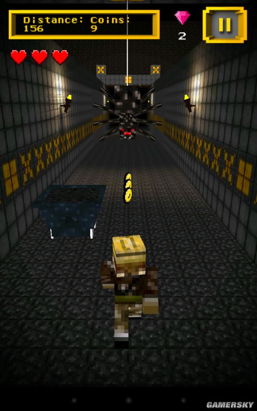 Minecraft跑酷风格的神庙逃亡 我的世界跑酷 逃往古庙 Mine Run 3d Escape 2 Temple 游民星空