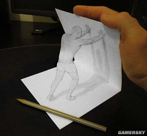 笔尖艺术国外素描大师3d铅笔画效果震撼