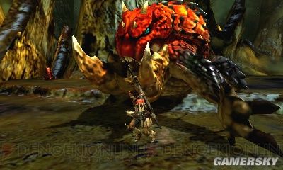 怪物猎人4monsterhunter4鬼蛙与黑蚀龙猎杀体验报告危险爷爷乱入