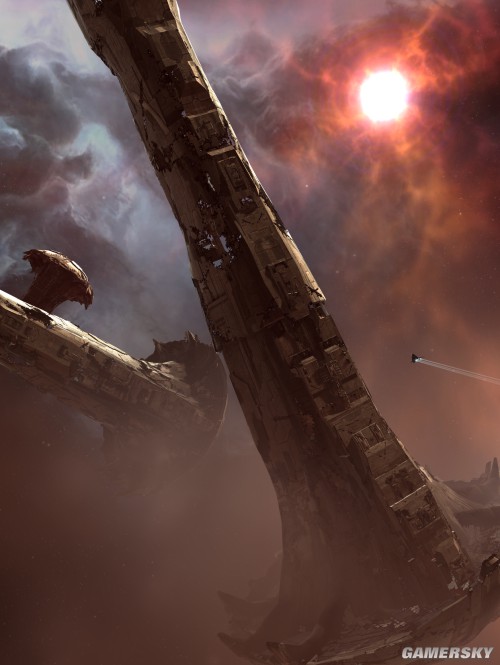 《EVE Online》巨型战舰顶级艺术图欣赏 泰坦