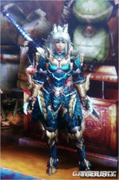 《怪物猎人4》女剑士套装一览