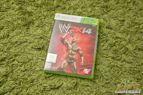 《wwe 2k14》开箱及初玩心得 巨石强森登场