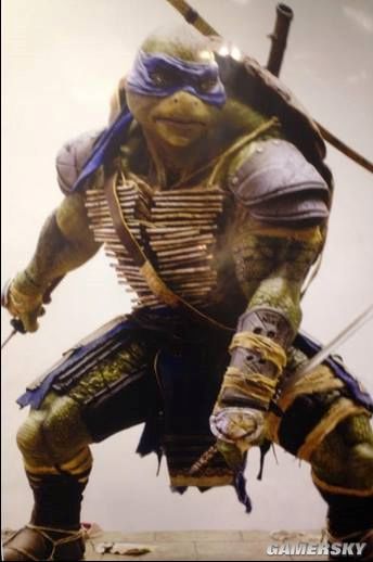 《忍者神龟》真人版电影海报 神龟,施莱德造型曝光