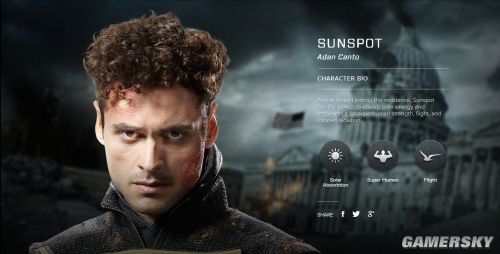 【未来】黑子 sunspot简介:拥有超人般的力量,加强的五感以及超级
