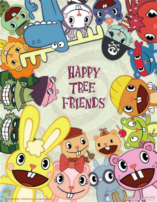 flippy 出自《happy tree friends 注:来点动画小清新,画风很有爱