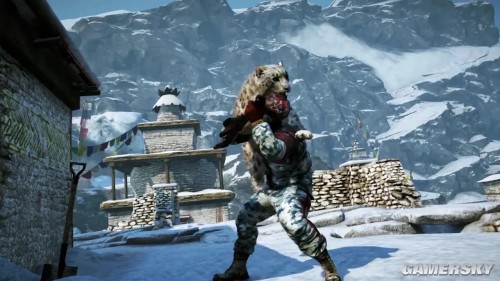 孤岛惊魂4 Far Cry 4 新画面雪豹碎头 帅哥主角继承远古遗志 孤岛惊魂4 游民星空gamersky Com