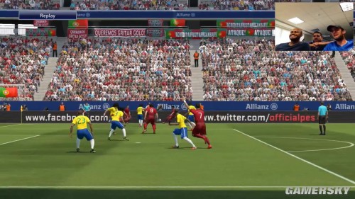 《实况足球2015》PS4实机演示视频 德国暴打