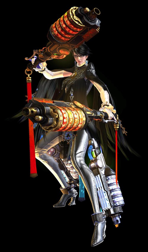 《猎天使魔女2(bayonetta 2》海量新画面设定图 批跨贝姐难驾驭!