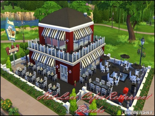 模拟人生4 房屋-咖啡餐厅