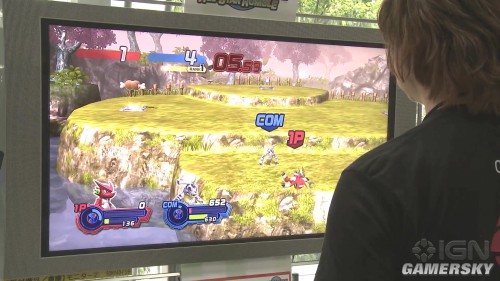 tgs 2014:《数码宝贝全明星大乱斗》试玩演示 加布兽vs高吼兽绝对反击