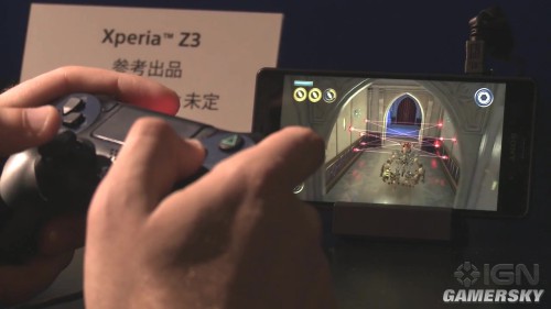 S 2014:索尼Xperia Z3远程运行PS4游戏视频 _
