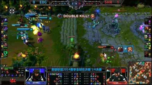 LOL S4八强赛Uzi四杀老鼠逆天 皇族再胜EDG