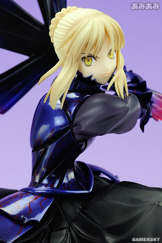 fate stay night 黑化saber 风王铁锤战斗姿态手办