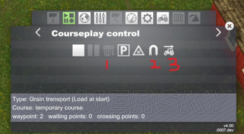 模拟农场15 Courseplay Control图示分析