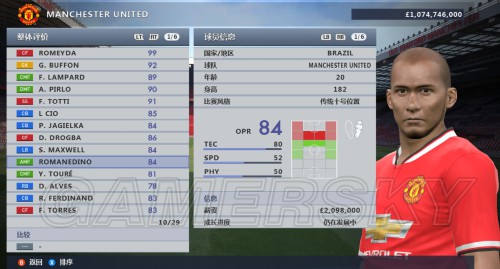 实况足球2015(PES2015) 经典球员大罗、小罗