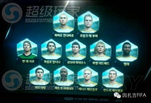 FIFA Online3 韩服传奇卡球员数据图鉴 舍瓦、