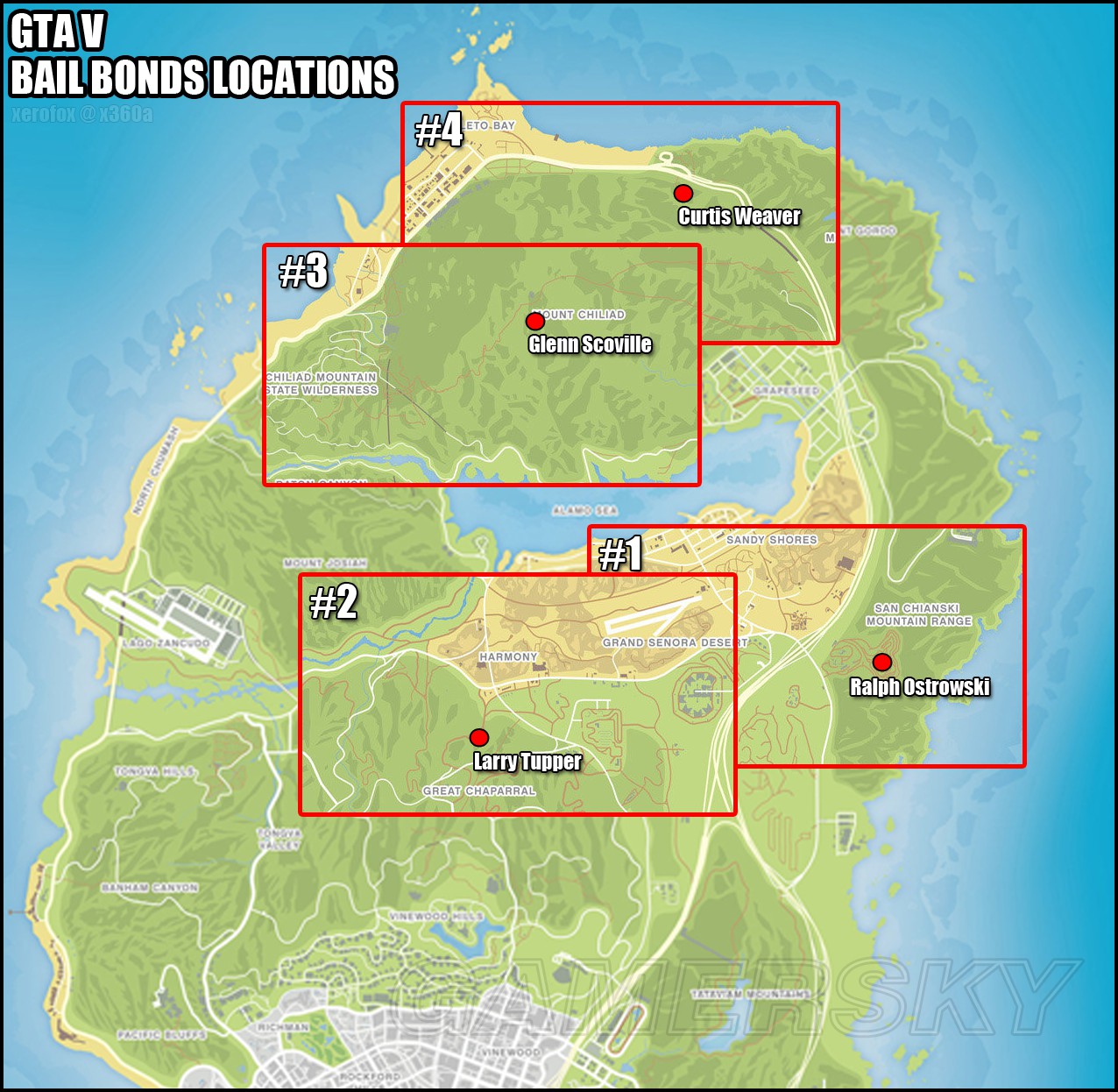 Glenn scoville gta 5 map location