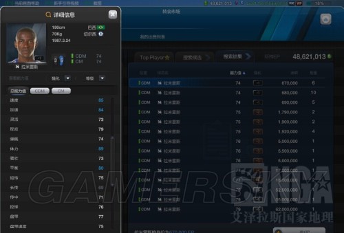 FIFA Online3 14赛季卡全能型球员推荐 14车子