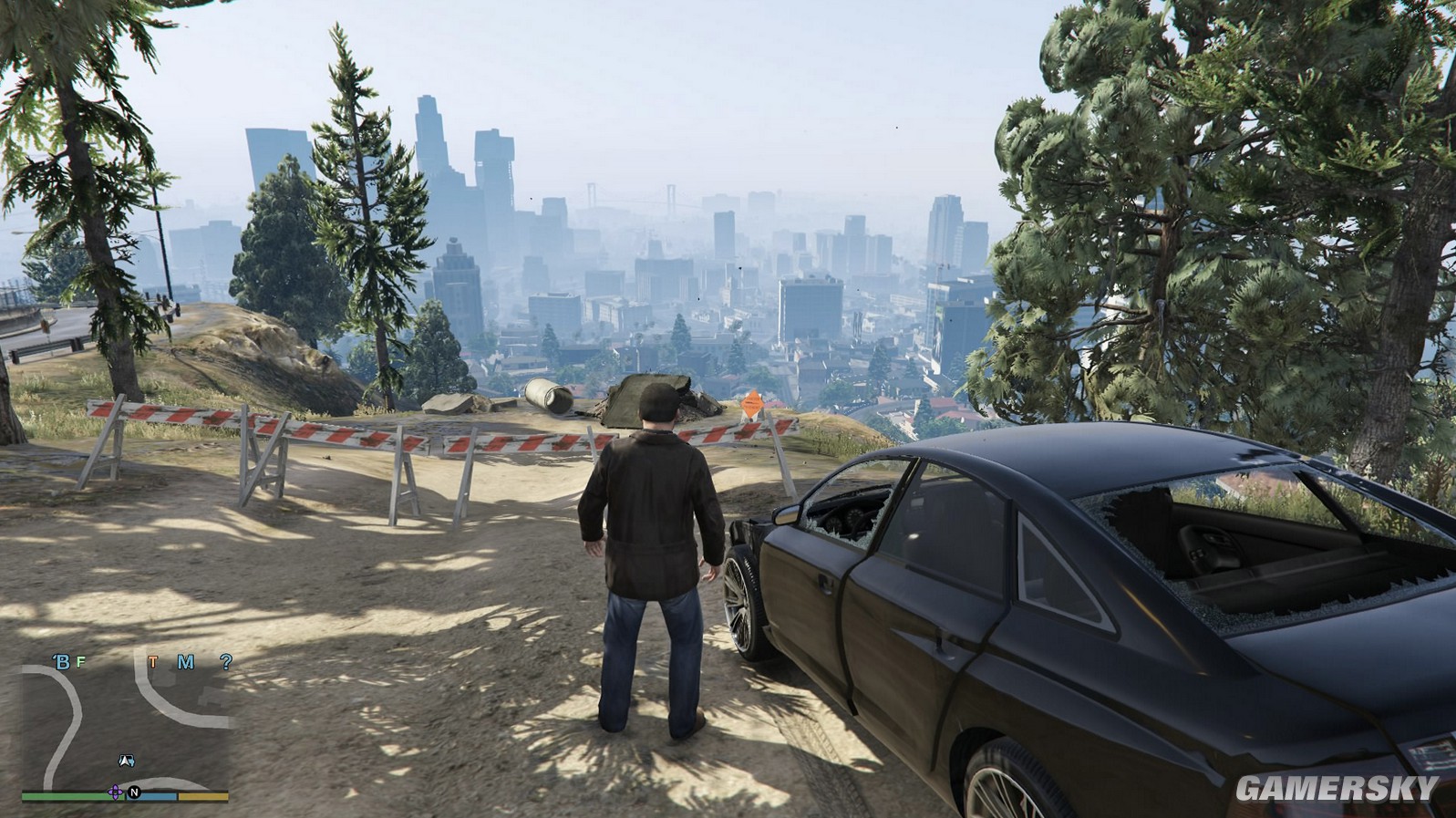 《侠盗猎车手5(gta5)》pc版高低画质截图 gtx770竟不到60帧