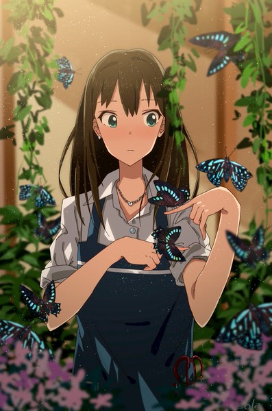 动漫手机壁纸精选:拨弄手指解开禁锢的妹纸