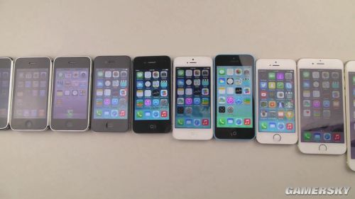 苹果iPhone全系列手机跌落测试 iphone6摔碎 