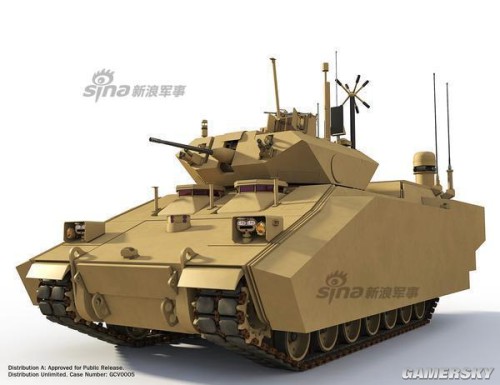 美军未来gcv战车方案亮相 次世代坦克陆地航母