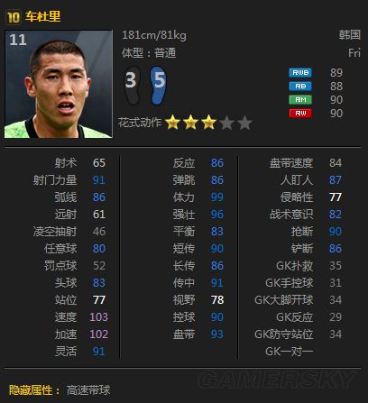 FIFA Online3高性价比边后卫推荐 妖人边后卫都