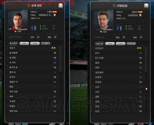 FIFA Online3韩服球员数据更新新旧对比