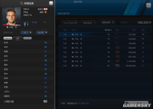 FIFA Online3左边后卫球员推荐